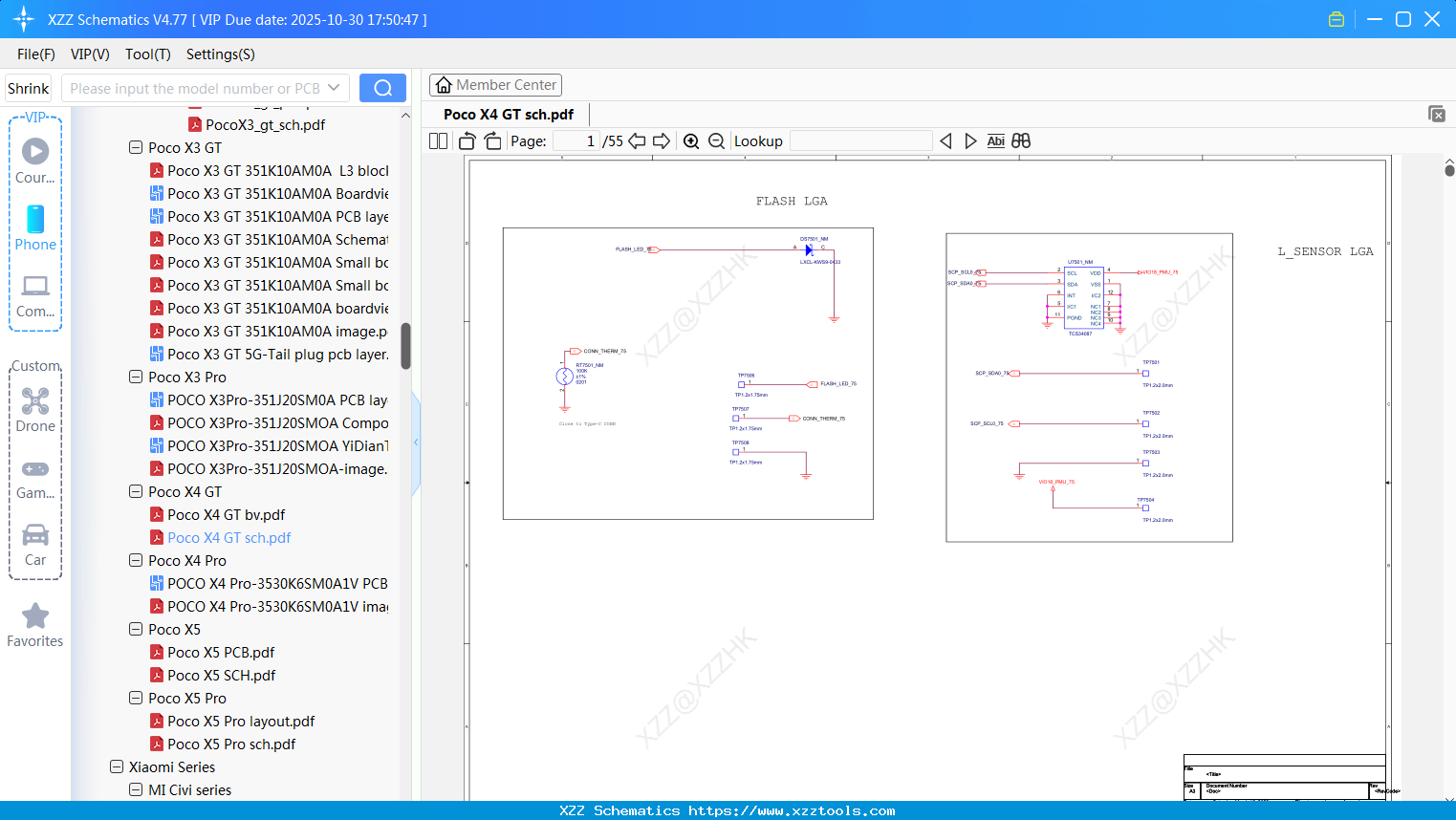 Xiaomi Poco X4 GT Sch
